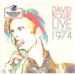 David Bowie Live Los Angeles 1974 WHITE VINYL LP