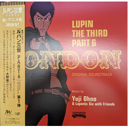 Yuji Ohno & Lupintic Six Lupin The Third Part 6 London Original Soundtrack Vinyl LP