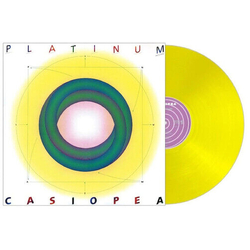 Casiopea Platinum CLEAR LIME YELLOW VINYL LP