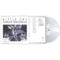 Classix Nouveaux Battle Cry TRANSPARENT CRYSTAL CLEAR VINYL LP