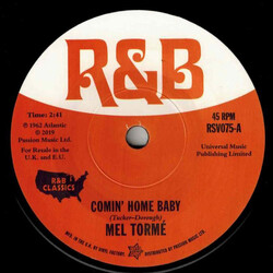 Mel Tormé / Solomon Burke Comin' Home Baby / Cry To Me
