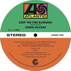 Gwen Mccrae Keep The Fire Burning / Funky Sensation Vinyl 12"