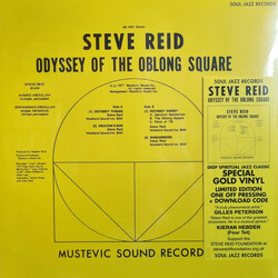 Steve Reid Odyssey Of The Oblong Square GOLD VINYL LP