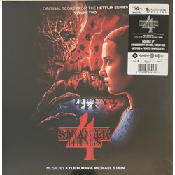 Kyle Dixon & Michael Stein Stranger Things 4: Volume 2 (Original Score From The Netflix Series) (Limited Edition) (Clear / Red Vinyl) Vinyl LP
