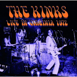 Kinks Live In Virginia 1972 ORANGE VINYL LP