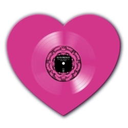 Elvis Presley Love Me Tender HEART SHAPED PINK VINYL LP