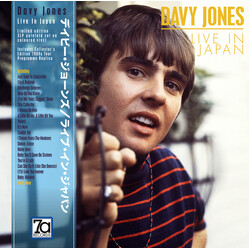 Davy Jones Live In Japan Vinyl 3 LP