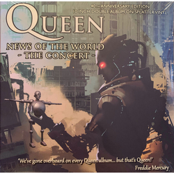 Queen News Of The World - The Concert (Splatter Disc) Vinyl 10"