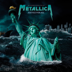Metallica Justice For All - Live Broadcast Woodstock 1994 - Blue Vinyl Vinyl LP