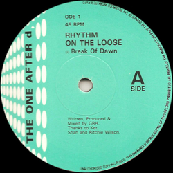 Rhythm On The Loose Break Of Dawn (White Vinyl) Vinyl 12"