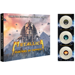 Metallica Master Of Puppets (Clear Vinyl) Vinyl LP