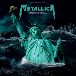 Metallica Justice For All (Aqua Vinyl) Vinyl LP