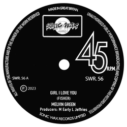 Melvin Green Girl I Love You VINYL 7INCH