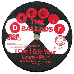 Ballads I Cant See Your Love FOR THE TEARS IN MY EYES. PT. 1 I CANT SEE YOUR LOVE FOR THE TEARS IN MY EYES. PT. 2 VINYL 7INCH