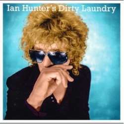 Ian Hunter Dirty Laundry BLUE MAGENTA VINYL LP