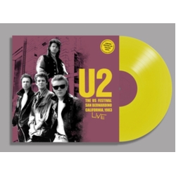U2 San Bernardino California. 1983 - Live Radio Broadcast (Yellow Vinyl) Vinyl LP