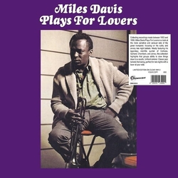 Miles Davis Plays For Lovers NUMBERED EDITION CLEAR VINYL LP