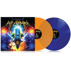 Various Artists The Many Faces Of Def Leppard ORANGE BLUE VINYL LP