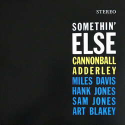 Cannonball Adderley Somethin Else (Limited Solid Orange Vinyl) Vinyl LP