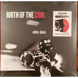 Miles Davis Birth Of The Cool (Limited Transparent Red Vinyl) Vinyl LP