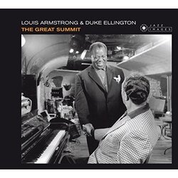 Louis Armstrong & Duke Ellington The Great Summit (Limited Transparent Blue Vinyl) Vinyl LP