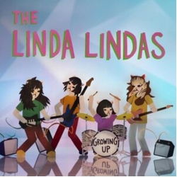 Linda Lindas Growing Up PURPLE BLUE GALAXY VINYL INDIE EXCLUSIVE VINYL LP