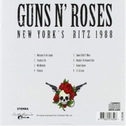 Guns N Roses Best Of Live At New Yorks Ritz 1988 VINYL LP
