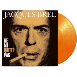 Jacques Brel Ne Me Quitte Pas LTD SOLID YELLOW & SOLID ORANGE MIXED VINYL LP