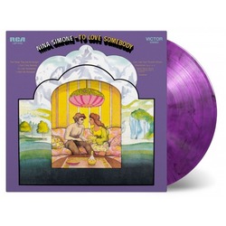 Nina Simone To Love Somebody (Purple & Black Marbled Vinyl) Vinyl LP