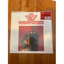 Ornette Coleman The Shape Of Jazz To Come TRANSPARENT RED VINYL LP