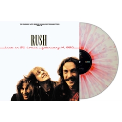 Rush Live In St Louis 1980 (White/Red Splatter Vinyl) Vinyl LP