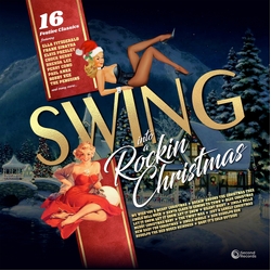 Various Artists Swing Into A Rockin Christmas GREEN MARBLE VINYL LP