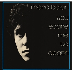 Marc Bolan You Scare Me To Death SUNBURST YELLOW RED VINYL LP