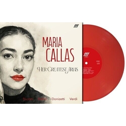 Maria Callas Her Greatest Arias TRANSPARENT RED VINYL LP