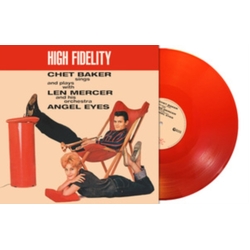 Chet Baker Angel Eyes RED VINYL LP