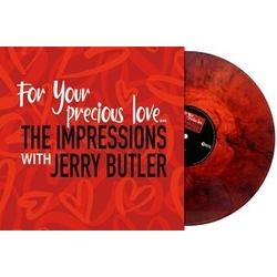 Impressions For Your Precious Love RED MARBLE VINYL LP