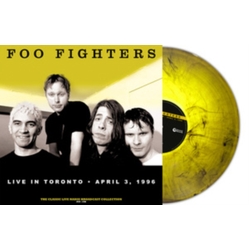 Foo Fighters Live In Toronto 1996 YELLOW MARBLE VINYL LP