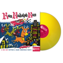 Various Artists Run Rudolph Run YELLOW VINYL LP