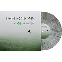 Nikolay Kasakov And Alex Wagner Reflections On Bach BLACK AND WHITE MARBLE VINYL LP