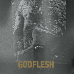 Godflesh Pure: Live GOLD BLACK WHITE SPLATTER VINYL LP