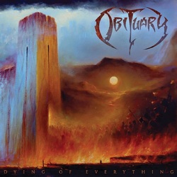 Obituary Dying of Everything Orange Krush Vinyl VINYL LP