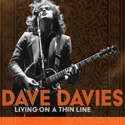 Dave Davies Living on a Thin Line Limited & Numbered Splatter 2LP ORANGE/BROWN VINYL 2LP