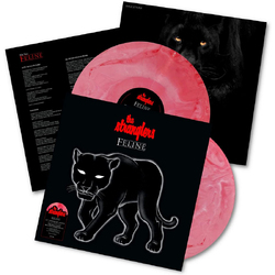The Stranglers Feline RED/TRANSLUCENT MARBLE VINYL 2 LP