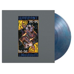 Warrant Dog Eat Dog MOV limited numbered 180GM BLUE & RED MARBLED VINYL LP
