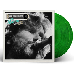 Kris Kristofferson Live From Austin Tx GREEN & GREY SPLATTER VINYL 2LP