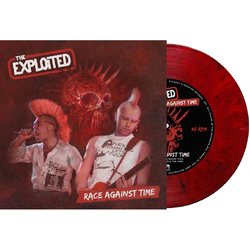 The Exploited Race Against Time [RED MARBLE] VINYL LP