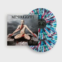 Meshuggah ObZen 15th Anniversary Remastered Edition WHITE/BLUE SPLATTER VINYL 2 LP
