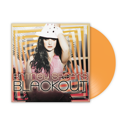 Britney Spears Blackout ORANGE VINYL LP