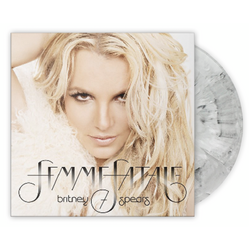 Britney Spears Femme Fatale GREY MARBLE VINYL LP