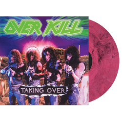 Overkill Taking Over limited PINK & BLACK MARBLE VINYL LP
